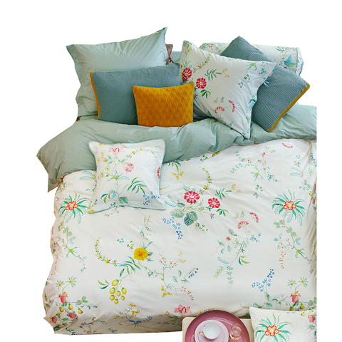 Pip Studio Fleur Grandeur White Cotton Quilt Cover Set King Quilt Covers