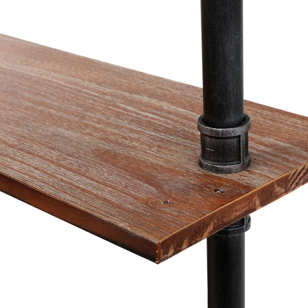 Artiss Display Shelves Rustic Bookshelf Diy Pipe Shelf Wall Brackets Bookshelves