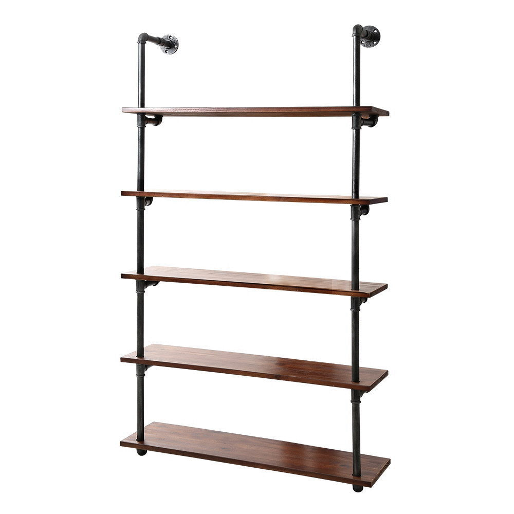 Artiss Wall Display Shelves Diy Pipe Shelf Rustic Floating Brackets Wall Shelves