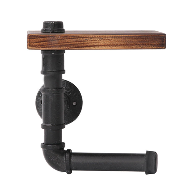 Wall Shelves Artiss 1X Paper Holder Industrial Pipe Shelf Diy Vintage Brackets