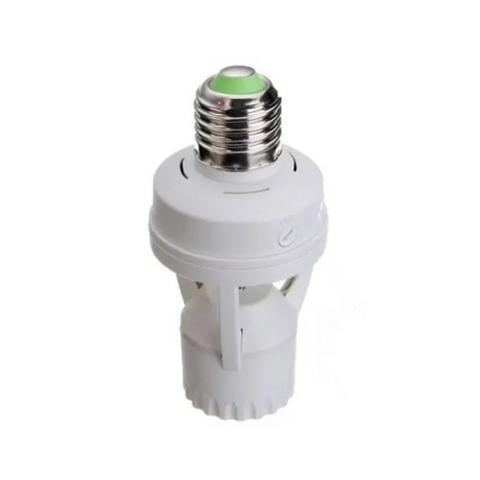 Pir Infrared Motion Sensor E27 Led Lamp Base Holder Light Control Switch Socket Converter