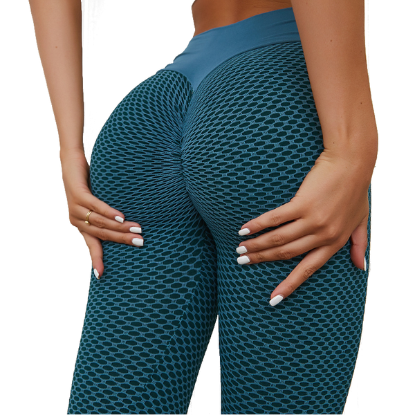Plaid Leggings Fitness Yoga Pants Women's Seamless High Waist Breathable Gym