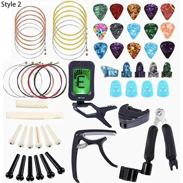 Music Tools 65Pcs Or 60Pcs Big Set Beginner Guitar Accessories