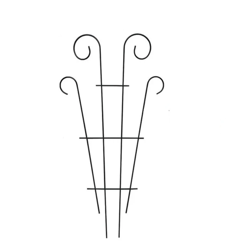 Baskets Pots Window Boxes Plant Climbing Support Rack Metal Iron Flower Pots Vine Stand Holder For Gardening