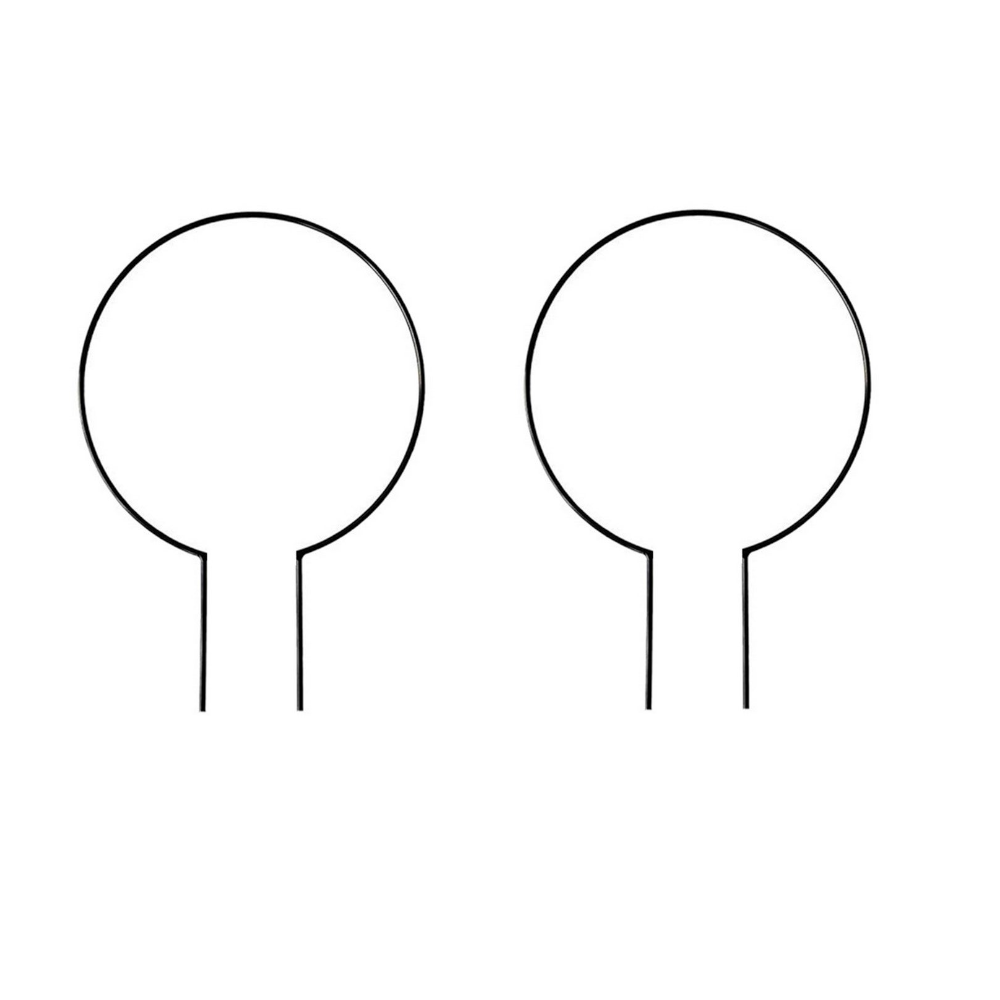 Iron Plant Trellis Climbing Plants Flower Support Heart Round Shaped Garden Plant Ties & Supports