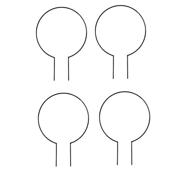 Plant Ties & Supports Iron Plant Trellis Climbing Plants Flower Support Heart Round Shaped Garden