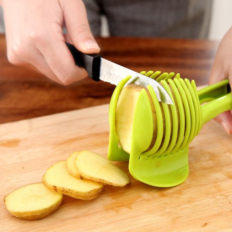 Versatile Plastic Tongs And Vegetable Slicer Kitchen Cutting Accessories
