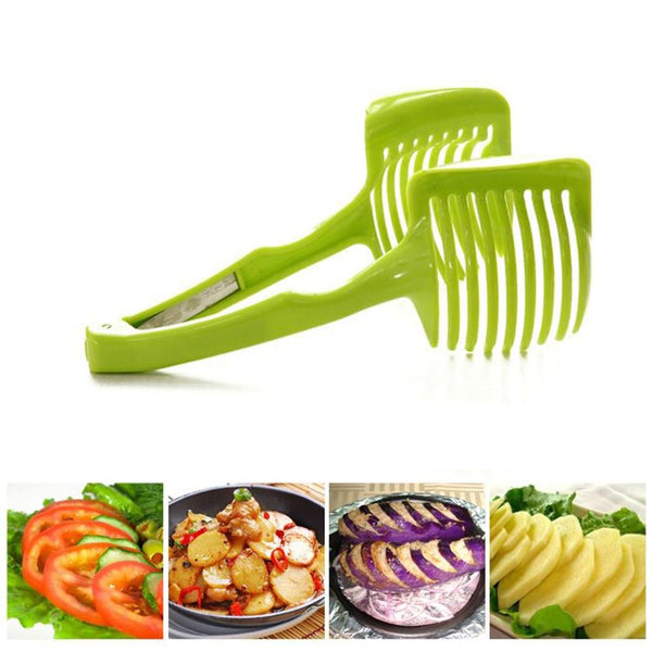 Versatile Plastic Tongs Vegetable Slicer Kitchen Cutting Accessories Peelers & Slicers