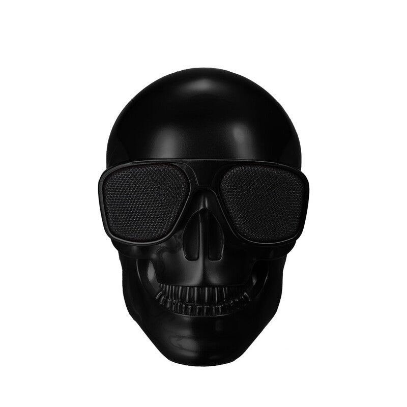 Plastic Skeleton Metallic Wireless Shape Bt Black Audio Docks & Mini Speakers