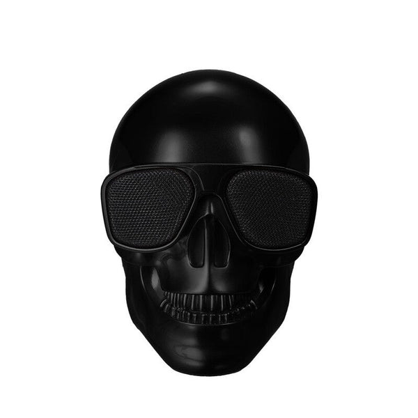 Plastic Skeleton Metallic Wireless Shape Bt Black Audio Docks & Mini Speakers