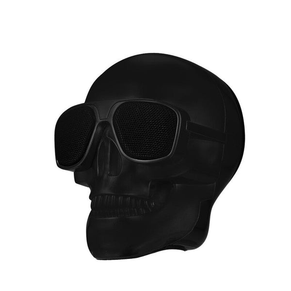 Plastic Skeleton Metallic Wireless Shape Bt Black Audio Docks & Mini Speakers