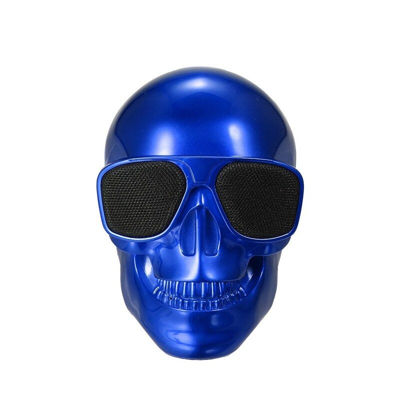 Creative Mini Skull Skeleton Speakers Portable Wireless Bluetooth Audio Docks & Mini Speakers