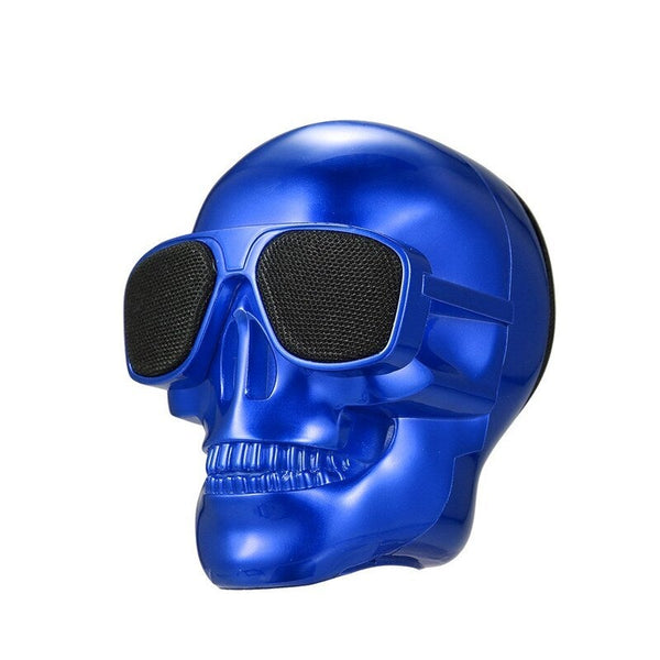 Creative Mini Skull Skeleton Speakers Portable Wireless Bluetooth Audio Docks & Mini Speakers