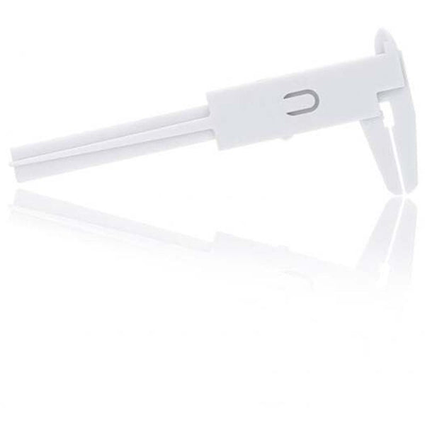 Plastic Vernier Caliper 80Mm / 3 Inch White Vernier Calipers