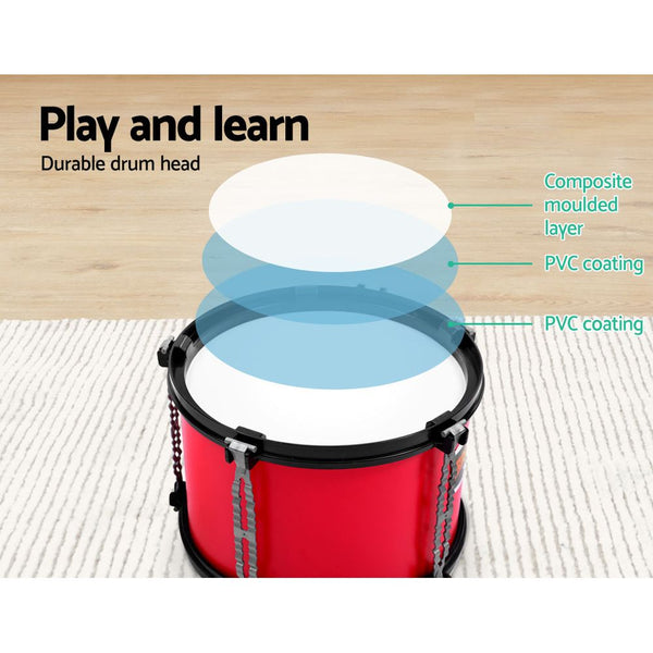 Keezi Kids 7 Drum Set Junior Drums Kit Musical Play Toys Childrens Mini Big Band Musical Toys