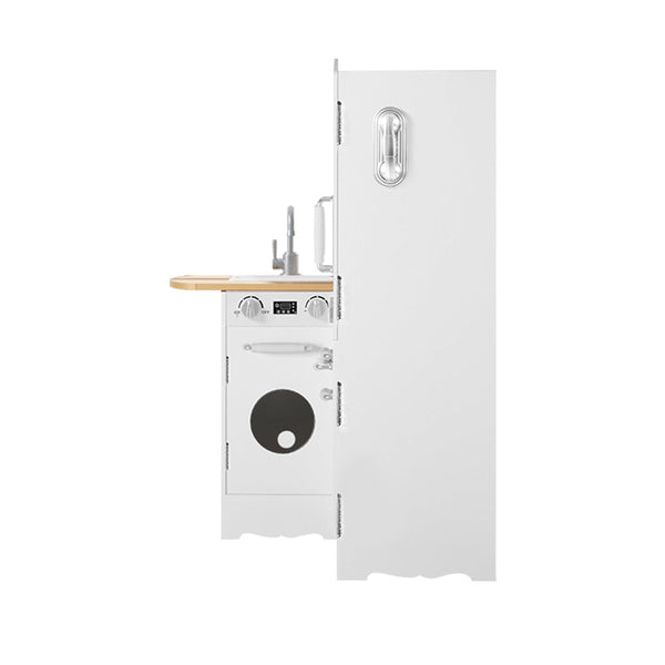 Keezi Kids Kitchen Set Pretend Play Toys Cooking Cookware Childrens Pretend Kitchens