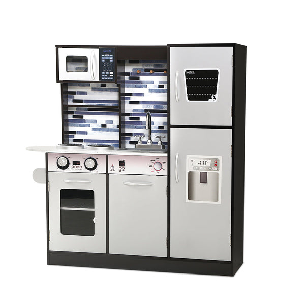 Keezi Kids Kitchen Pretend Play Set Toys Cooking Food Children Cookware Pretend Kitchens