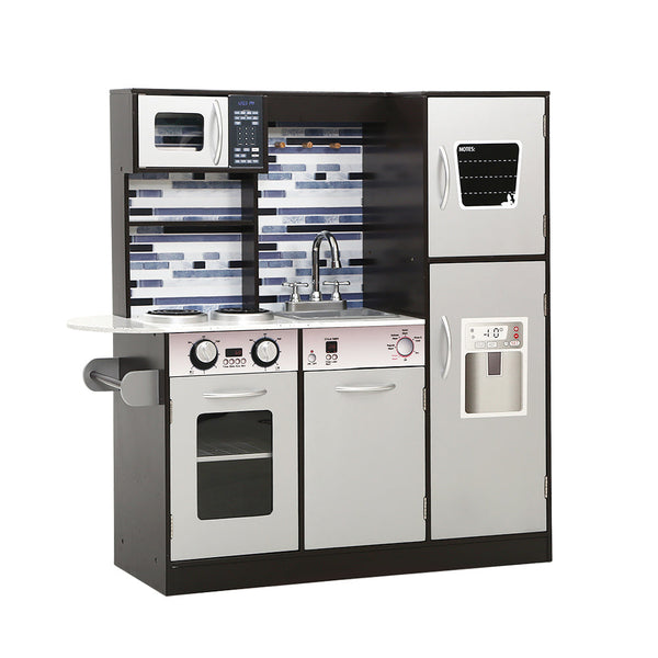 Keezi Kids Kitchen Pretend Play Set Toys Cooking Food Children Cookware Pretend Kitchens