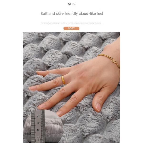 Plush Cobblestone Memory Foam Bath Mat Super Absorbent Non Slip & Machine Washable(Pink 50*80Cm) Bath Mats Rugs & Toilet Covers