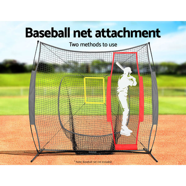 Everfit Baseball Net Pitching Kit With Stand Softballtraining Aid Rebound Soccer Goals