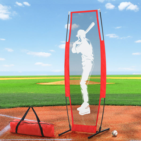 Everfit Baseball Net Pitching Kit With Stand Softballtraining Aid Rebound Soccer Goals