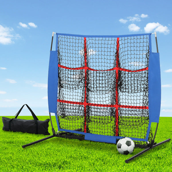 Everfit Football Net Baseball Pitching Soccer Goal Training Aid 9 Target Zone Soccer Goals