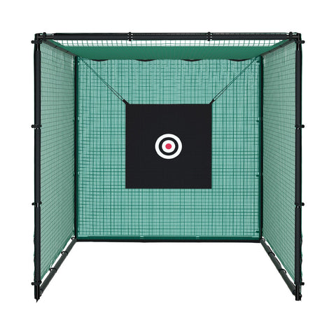 Golf Practice Cage 3M Hitting Net With Steel Frame Football Baseball Training