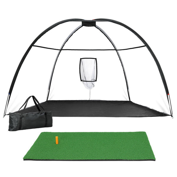 Everfit 3.5M Golf Practice Net With Driving Mat Training Aid Target Hitting Nets Cages & Mats