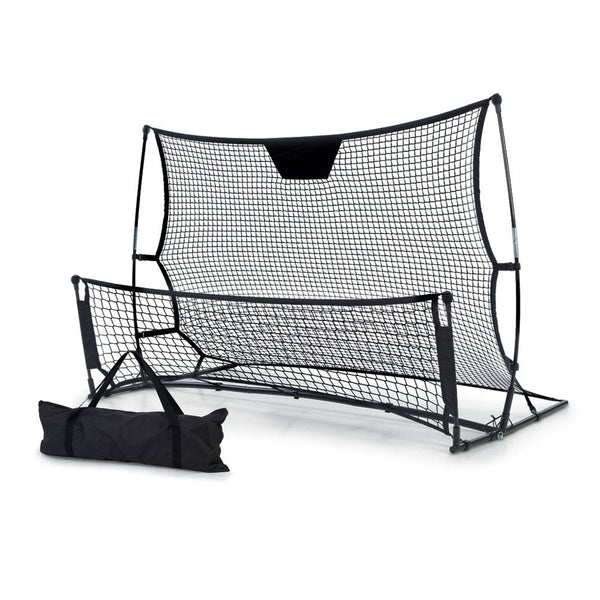 Everfit Soccer Rebounder Net Volley Training Football Goal Pass Trainer Soccer Goals