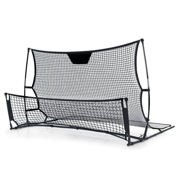 Everfit Soccer Rebounder Net Volley Training Football Goal Trainer Xl Soccer Goals