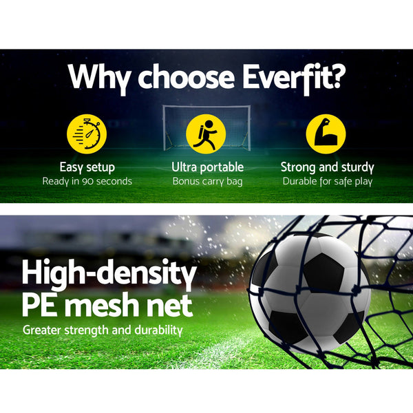 Everfit Soccer Football Goal Net Kids Outdoor Training Sports Soccer Goals