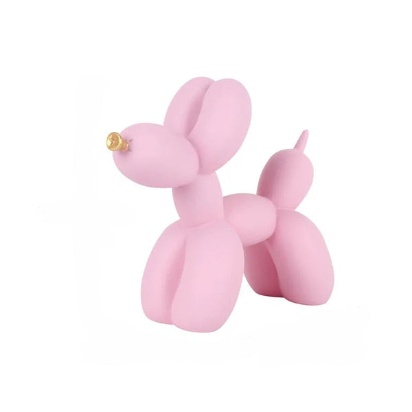 Home Figurine Nordic Balloon Dog Pink Resin For Living Room Decoration Accessories Sculptures & Figurines