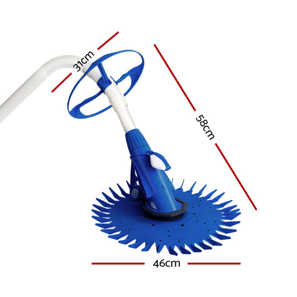 Aquabuddy Pool Cleaner Swimming Automatic Floor Climb Wall Vacuum 10M Hose Pool Cleaners & Vacuums