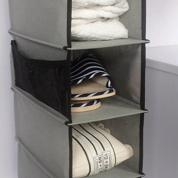 Pocket Save Space Home Storage Supplies Fabric Bag Hanging Wardrobe Cabinet Closet Ten Layer Clothes Organizer