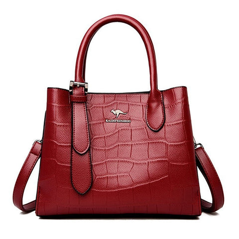 Pu Leather Purses And Handbags Luxury Designer Shoulder Crossbody Top Handle Bags