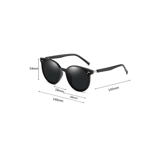 Polarized Women Men Round Shades Sunglasses