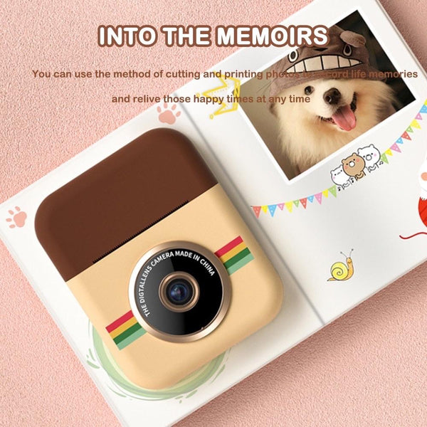Photography Videography Children's Polaroid Thermal Printing Camera 12M Pixel Instant Cameras