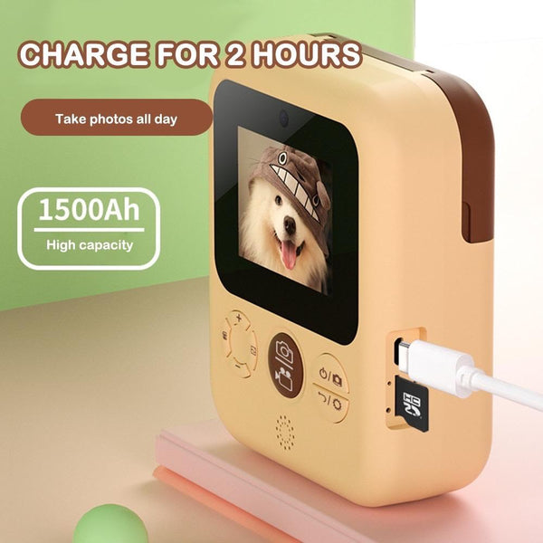 Photography Videography Children's Polaroid Thermal Printing Camera 12M Pixel Instant Cameras