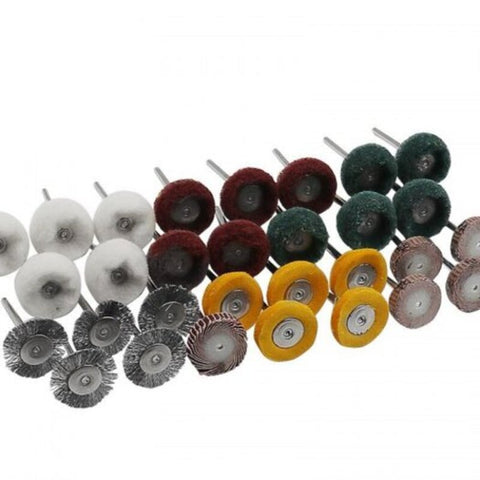 Polishing Set For Metal Jade Cleaning Rust Deburring 30Pcs Multi A Deburring Tools