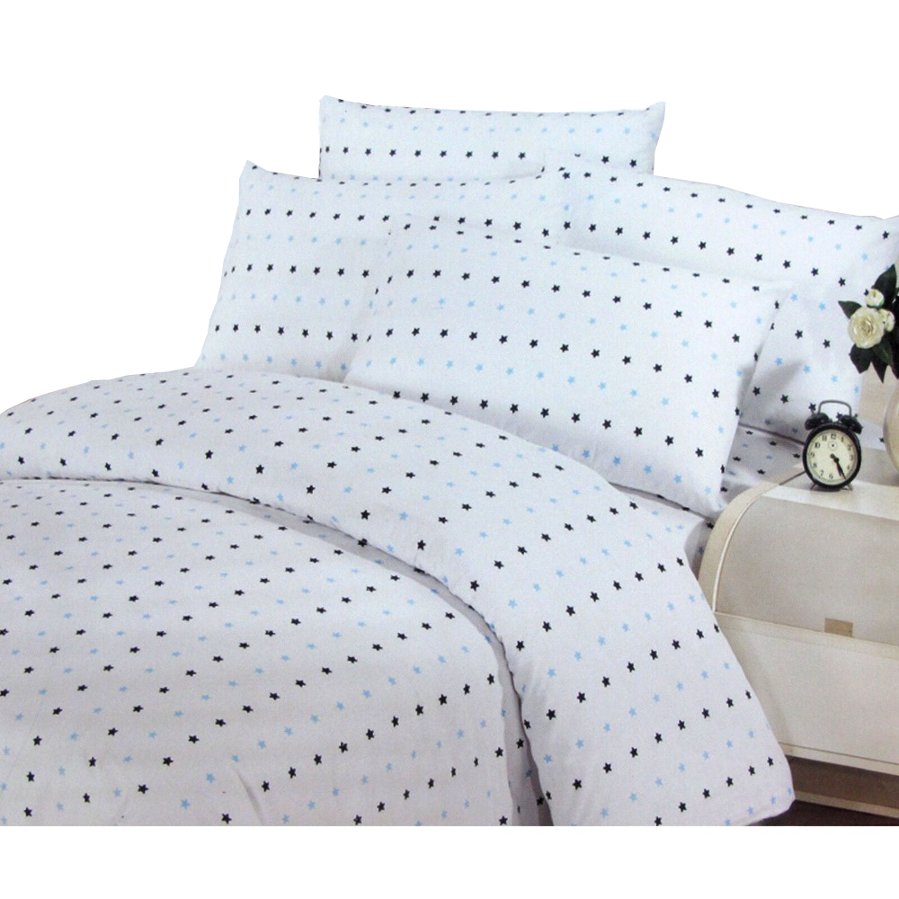 Polyester Cotton Stars Quilt Cover Set Double Quilt Covers
