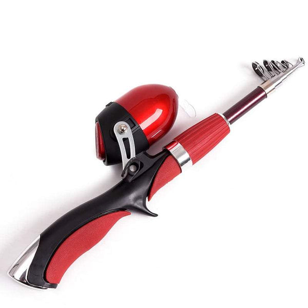 Fishing Reels Portable 1.4M Telescopic Rod And Closed Combo Rod & Reel Combos