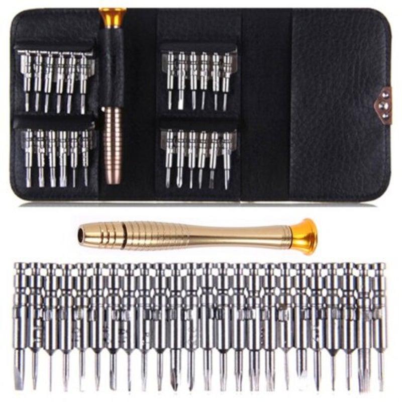 Mini Precision Screwdriver Set 25In1 Electronic Torx Opening Repair Tool Kit Screwdrivers & Nutdrivers