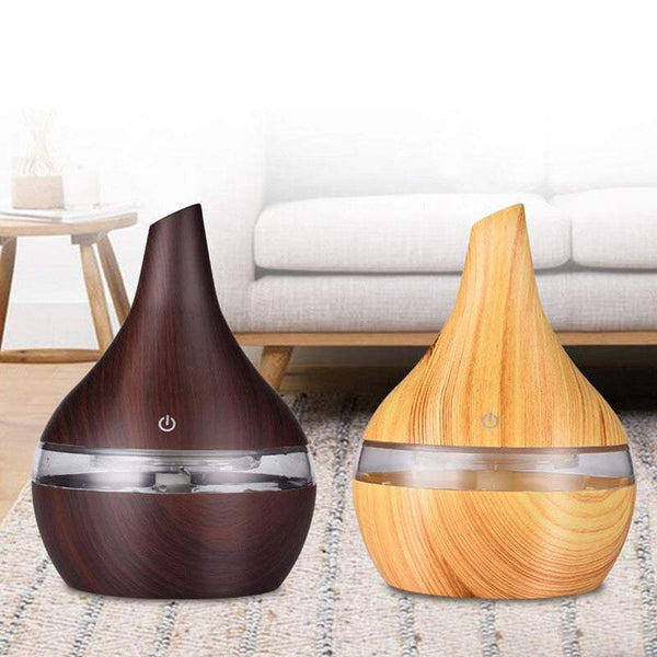 Humidifier Usb Ultrasonic Aroma Diffuser With Seven Colors Led 300Ml Aromatherapy