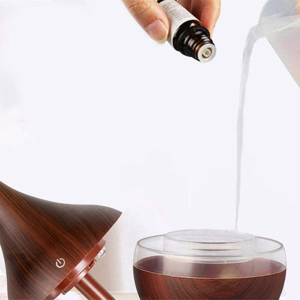 Humidifier Usb Ultrasonic Aroma Diffuser With Seven Colors Led 300Ml Aromatherapy