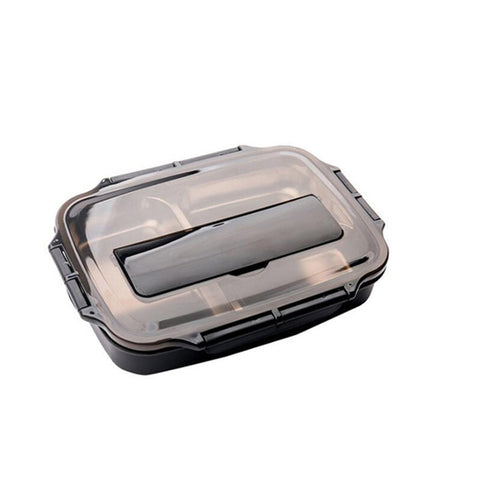 Portable 304 Stainless Steel Lunch Box Compartment Bento Kitchen Leakproof Food Container With Bag