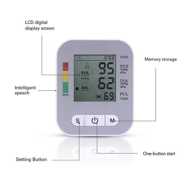 Convenient Portable Armband Digital Blood Pressure Monitor