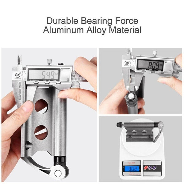 Bike Front Fork Clamp Silver Forks