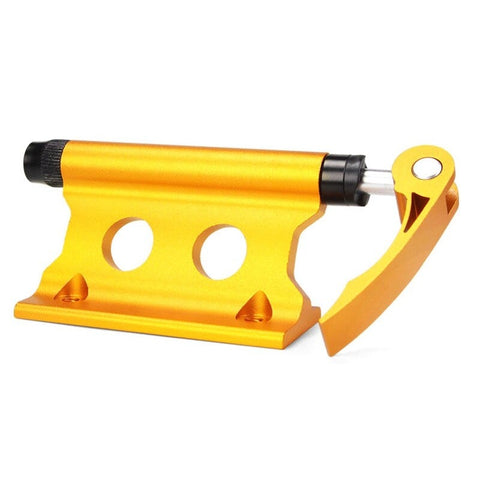 Portable Bike Front Fork Clamp Yellow