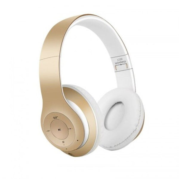 Bluetooth Headphone Over Ear Wireless Headset With Microphone For Smartphone And Pc Gray Headsets