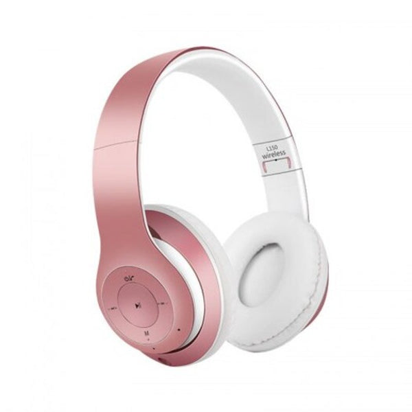 Bluetooth Headphone Over Ear Wireless Headset With Microphone For Smartphone And Pc Gray Headsets
